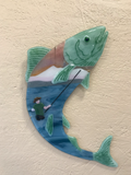 Fly Fisherman Centerpiece