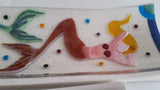 Colorful Mermaid Channel Platter