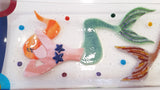 Colorful Mermaid Channel Platter