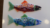 Colorful Mosaic Fish Wall Hangings