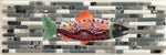 Mosaic Fish with Grey Finger Tiles