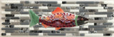 Mosaic Fish with Grey Finger Tiles