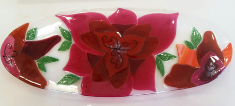 Springtime Flowers Oval Platter